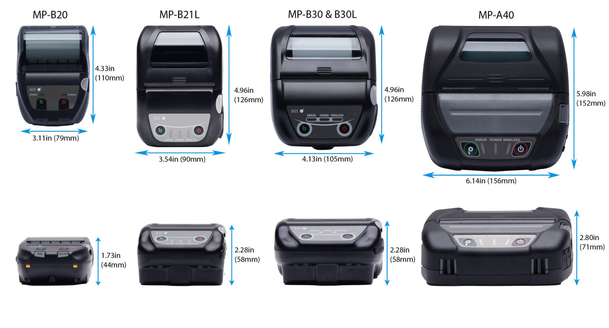 Seiko MP-B30 Series Mobile Thermal Printer