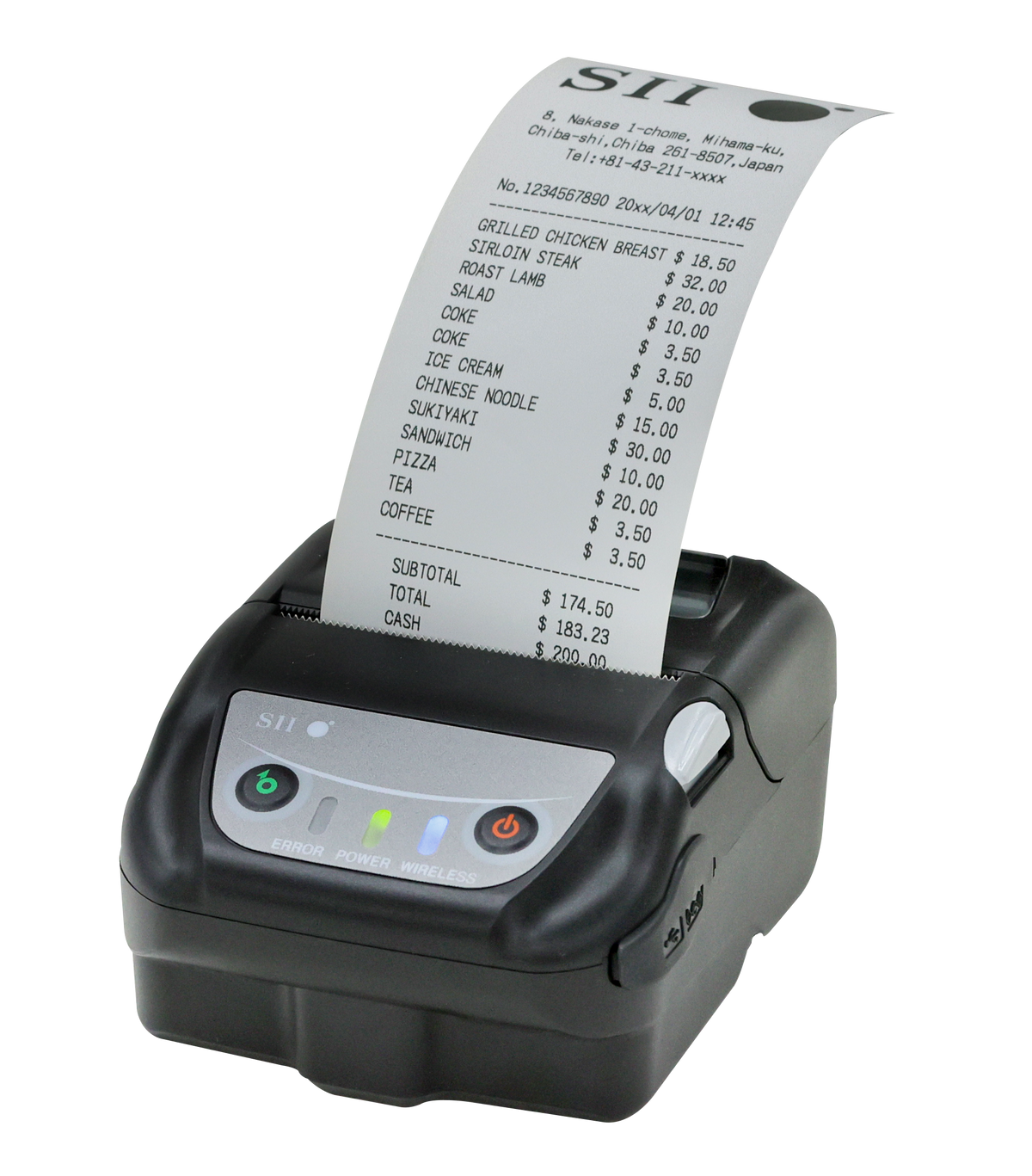 Seiko MP-B21L Series Mobile Label & Receipt Printer