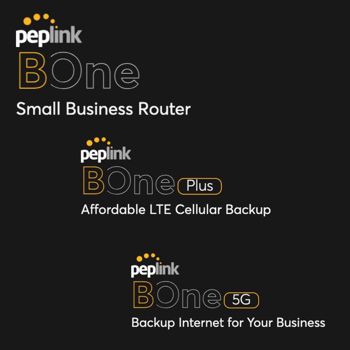 Peplink B One Router Series Comparison Chart – Novotech