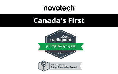 Novotech Looks to Speed up Rollout of 5G In Canada – Becomes Cradlepoi