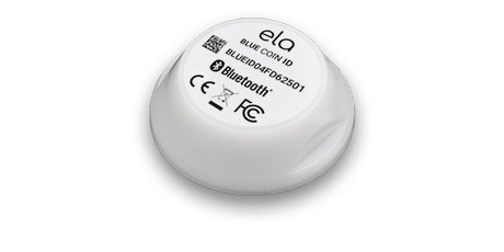 Blue COIN ID Beacon (IDF10240) Part Number: BLUE COIN ID Distributed by Novotech