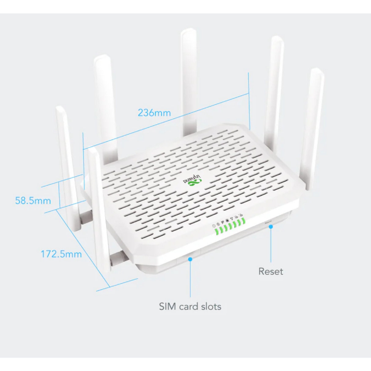 FWA02 5G High-Speed Cloud-Managed Router with Wifi 6, Global