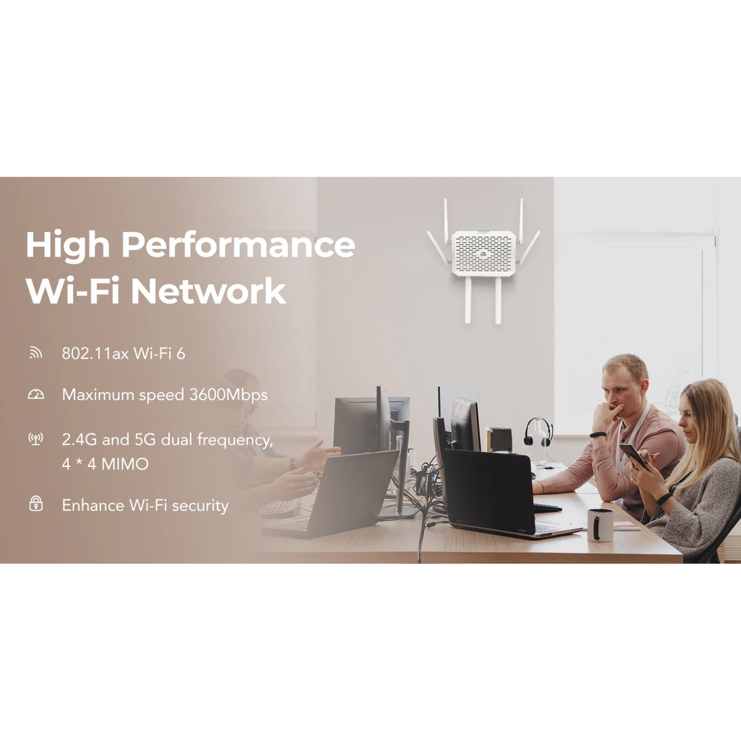 FWA02 5G High-Speed Cloud-Managed Router with Wifi 6, Global – Novotech