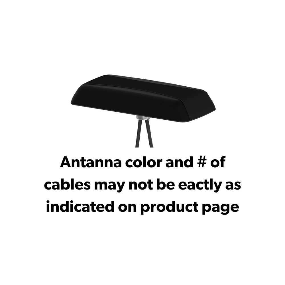 Global LLP low profile MiMo, 2xLTE,WiFi, 15ft, black Part Number: LLP402-3C3C3J00-BLK-180 Distributed by Novotech