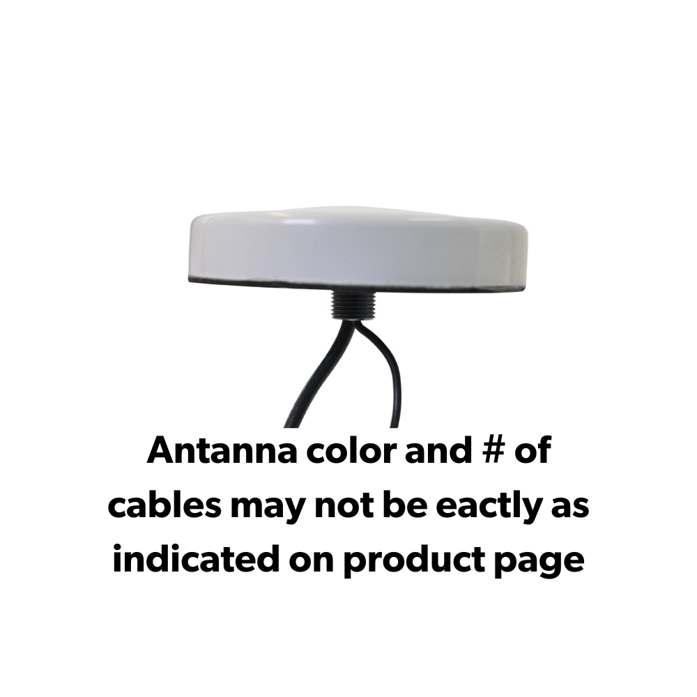 SURFACE MOUNT MULTIBAND, 700MHz, WiFi, & GPS, SMAx3 , 6 FT. Part Number: SMW-305-3C3C2C-WHT-72 Distributed by Novotech