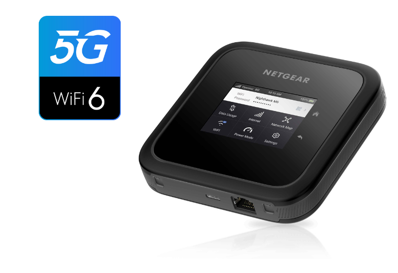 Nighthawk M6 5G WiFi 6 Mobile Hotspot Router Part Number: MR6220G-111NAS Distributed by Novotech