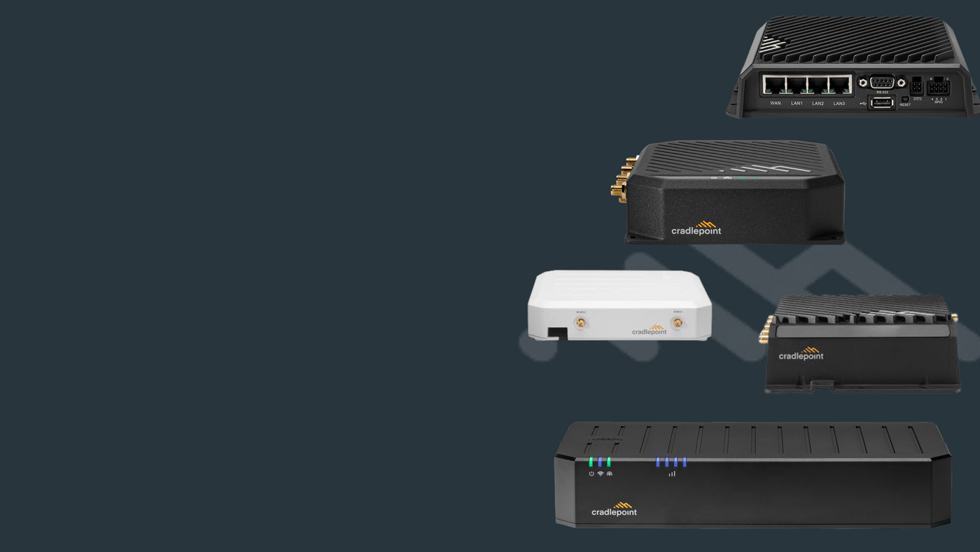 Cradlepoint Cellular Routers, Adaptors and Endpoints