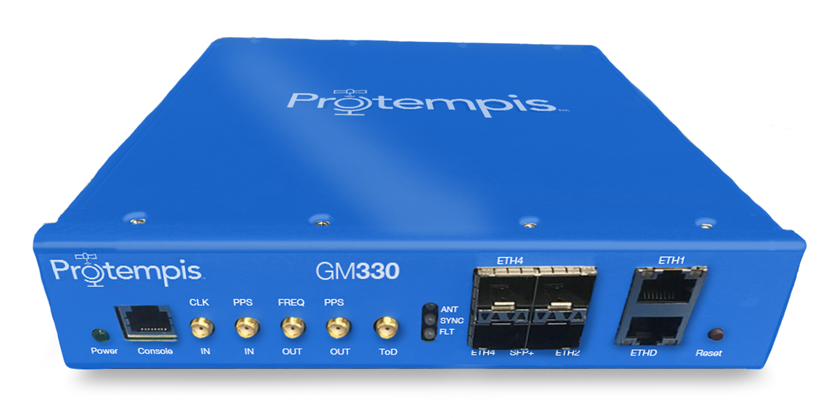 Protempis Thunderbolt GM330 Grandmaster PTP Clock Part Number: 111224-10 Distributed by Novotech